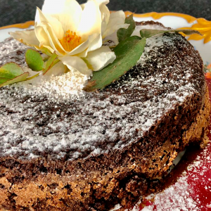 Pastel de Algarroba Vegano